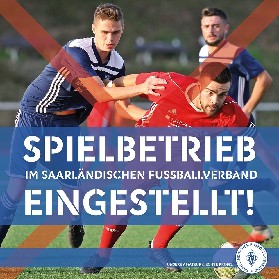 SFV stellt Spielbetrieb ein