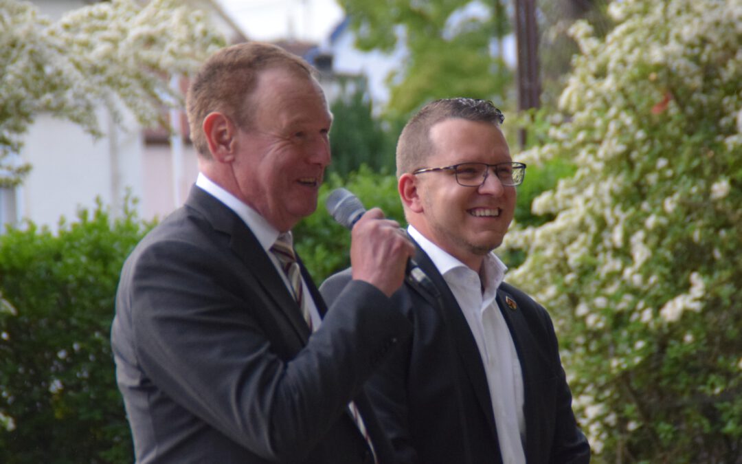 Amtsübergabe: Dank an Patrick Weydmann